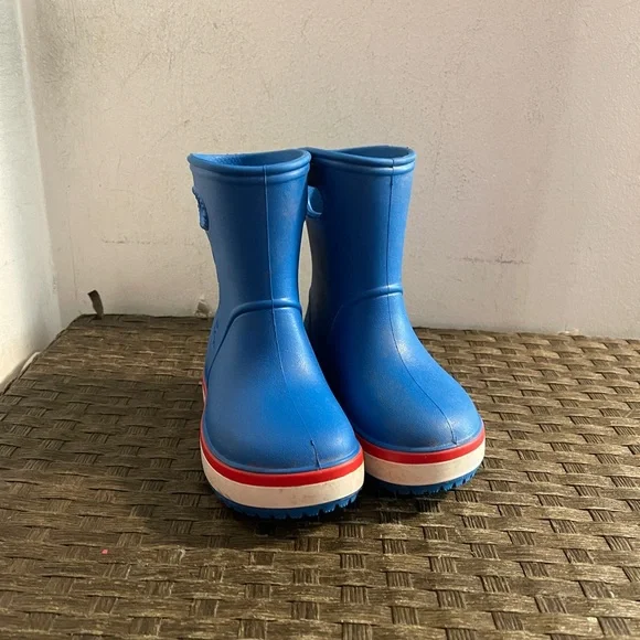 CROCS Shoes Toddler Crocband Rain Boots C8 Poshmark